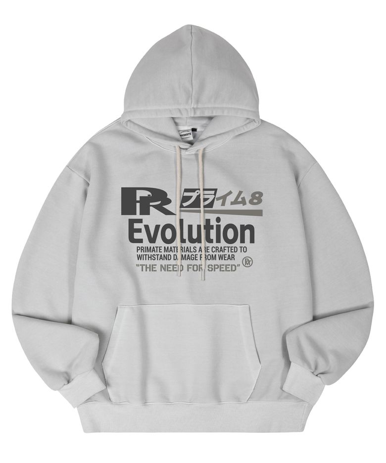 EVOLUTION 피그먼트 오버핏 후드티셔츠 4 COLORS
