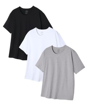 [2PACK] 에센셜 U넥 티셔츠 - 3 COLOR