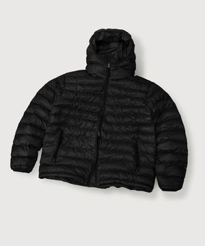 미니멀 경량 후디드 패딩 자켓 _Black