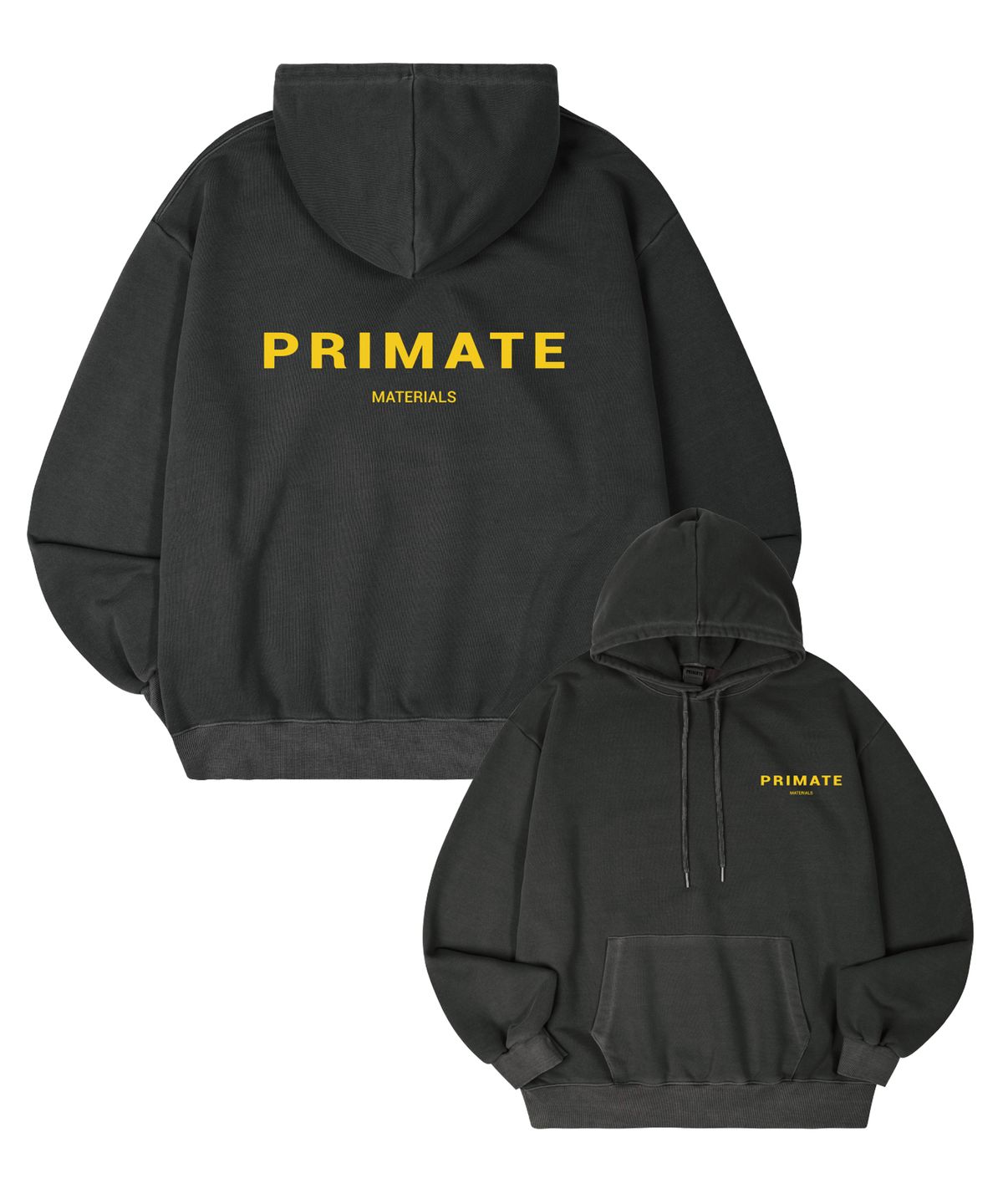 프라임에이트(PRIMATE) ESSENCE 피그먼트 오버핏 후드티셔츠 4 COLORS