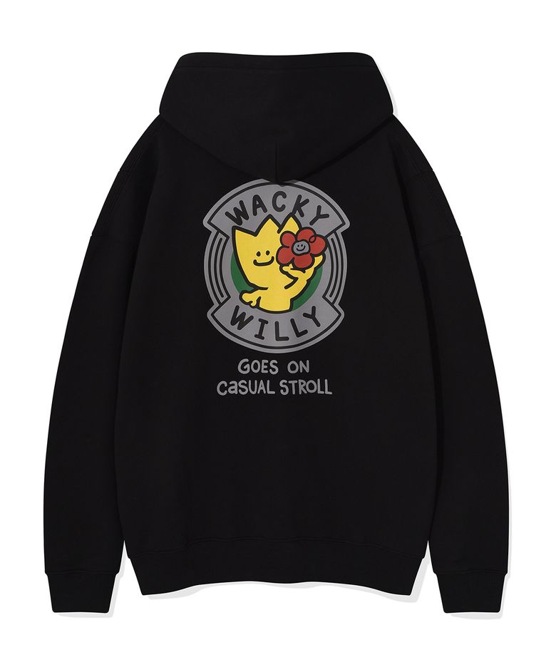 키키 앤 릴리 빅그래픽 후드 블랙