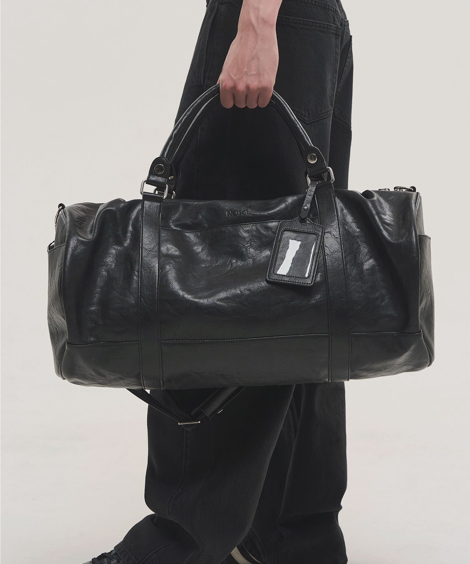 philme 【 mekuri 】boston bag black philme 【 mekuri 】boston bag black