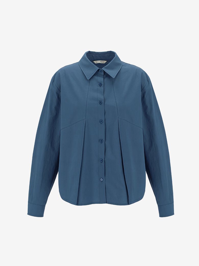 Back String cut detailed shirt_YA9LSN5