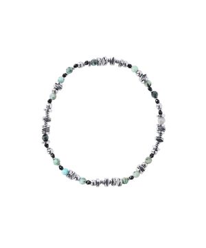 가먼트 멀티 스톤 팔찌 - 블루그린