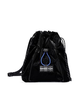 STRING MINI CROSS 001 Glossy Black