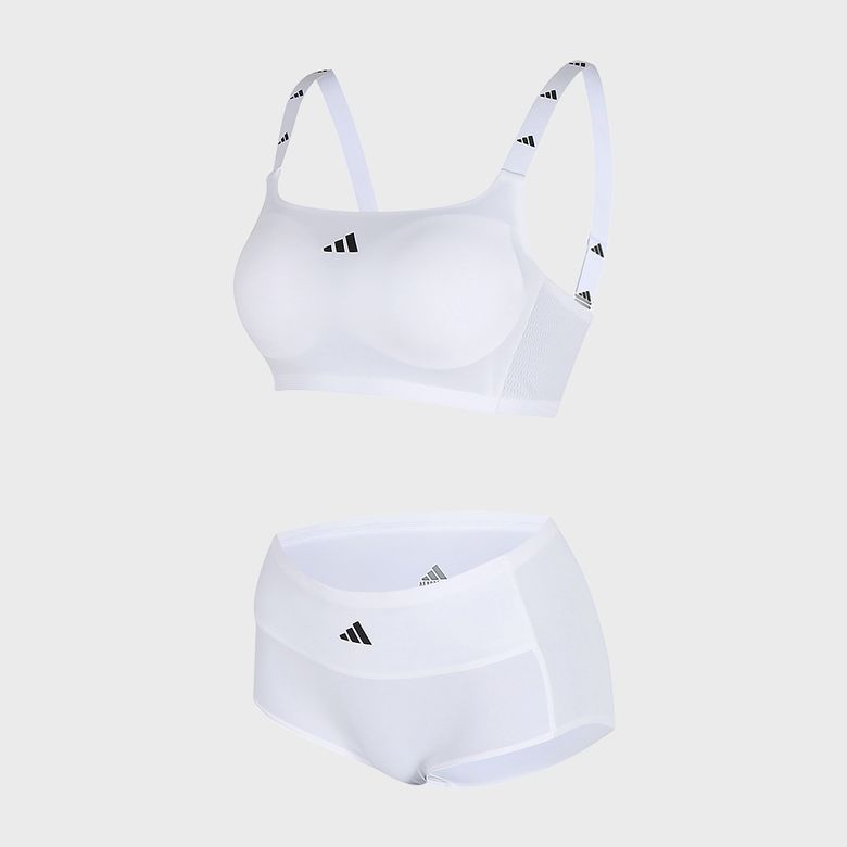 [브라1+팬티2] 퍼포먼스 에어로레디 하이브리드 브라팬티 WH