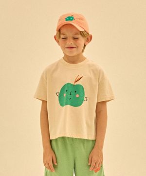 그린애플 숏슬리브 티셔츠_아이보리
