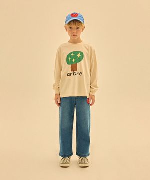 반짝트리 롱슬리브 티셔츠_아이보리