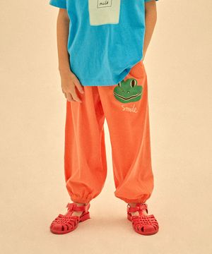 스마일개구리 알라딘팬츠_오렌지