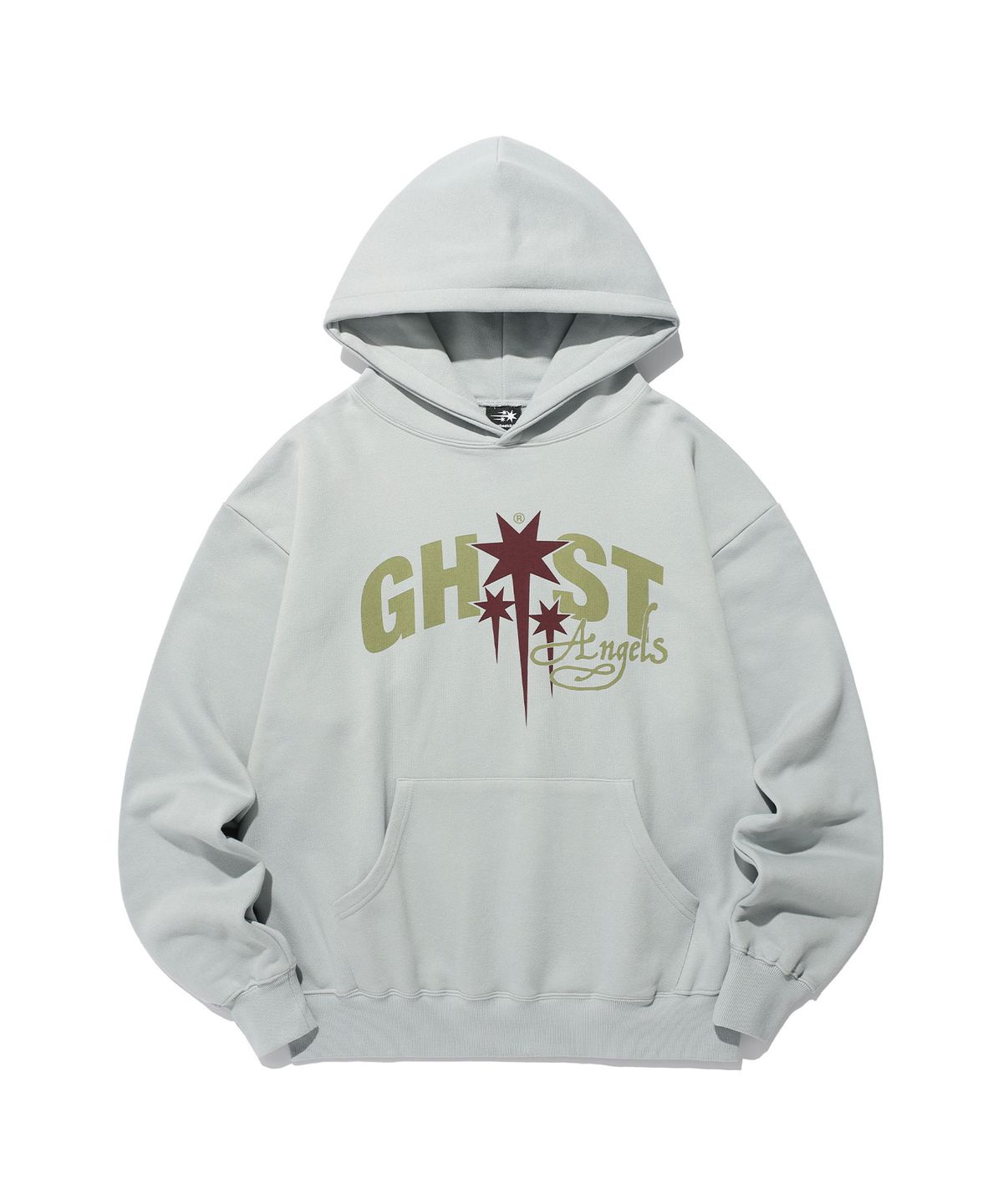 나이스고스트클럽(NICEGHOSTCLUB) GHOST ANGELS HOODIE_GREY(NG2FSUM406A)