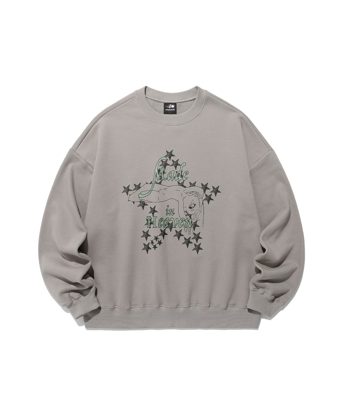 나이스고스트클럽(NICEGHOSTCLUB) ANGELS SWEATSHIRTS_GREY(NG2FSUM441A)