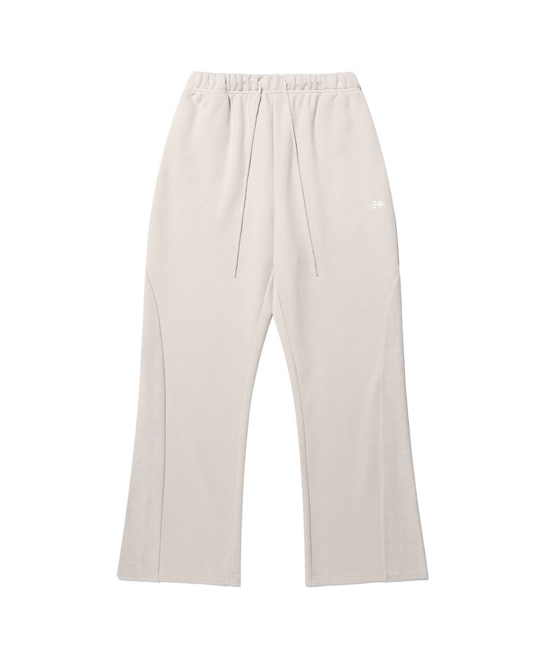 BOOTS CUT PANEL SWEAT PANTS_GREY(NG2FSUPA00A)