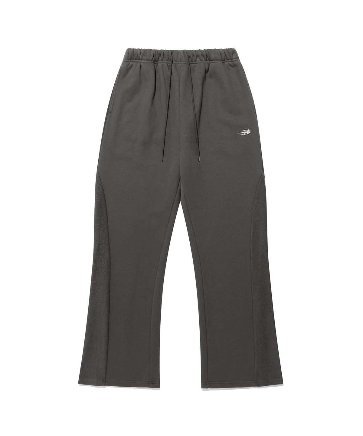 나이스고스트클럽(NICEGHOSTCLUB) BOOTS CUT PANEL SWEAT PANTS_CHARCOAL(NG2FSUPA00A)