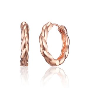 14K GF 꼬임 라운드 원터치 귀걸이 ELGPEE557