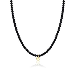 블랙 오닉스 스톤 목걸이 ELBRNN228