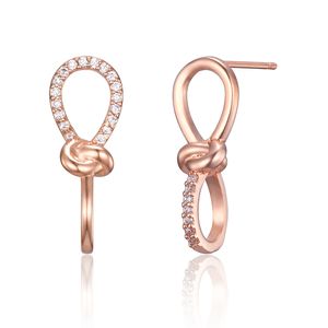 14K GF 큐빅 포인트 매듭 귀걸이 ELGPEE567