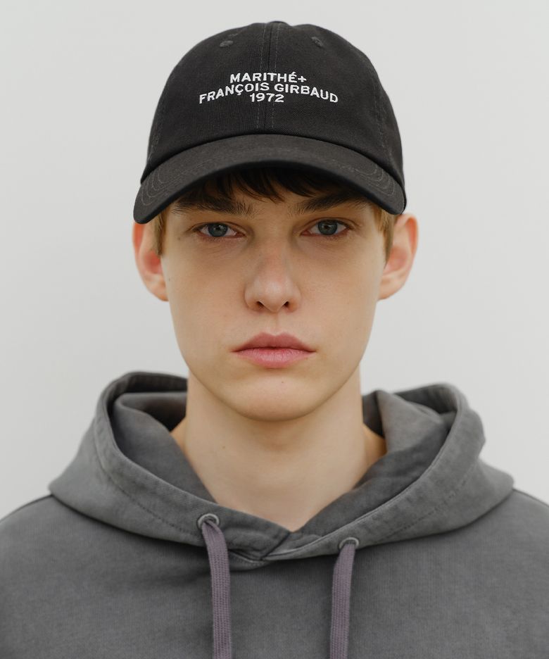 LETTERING LOGO BALL CAP black
