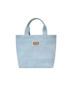 CLASSIC LOGO CANVAS TOTE BAG light blue