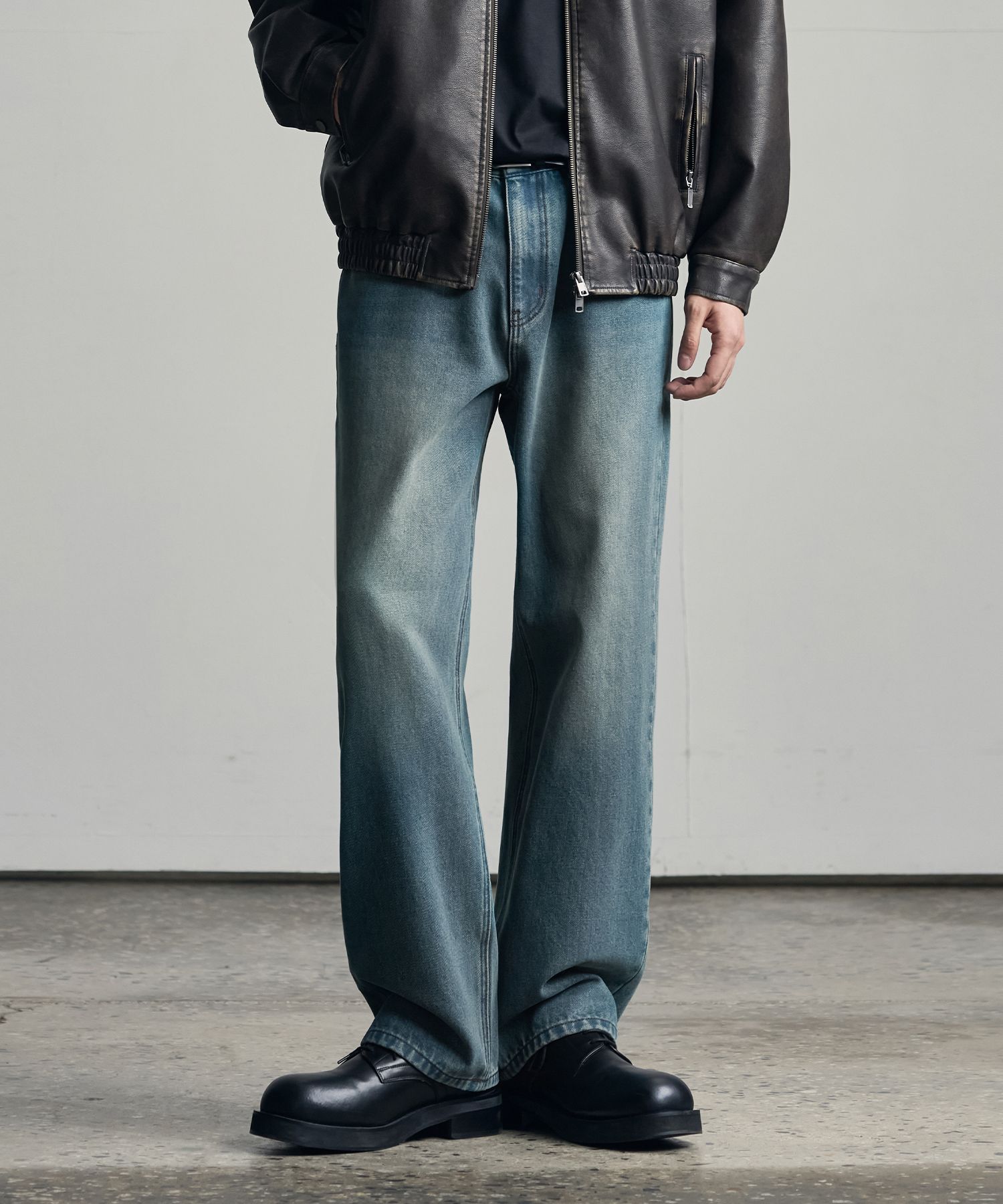 MUSINSA | OURDAYZ Liberty Semi Wide Denim Pants [5COLORS]