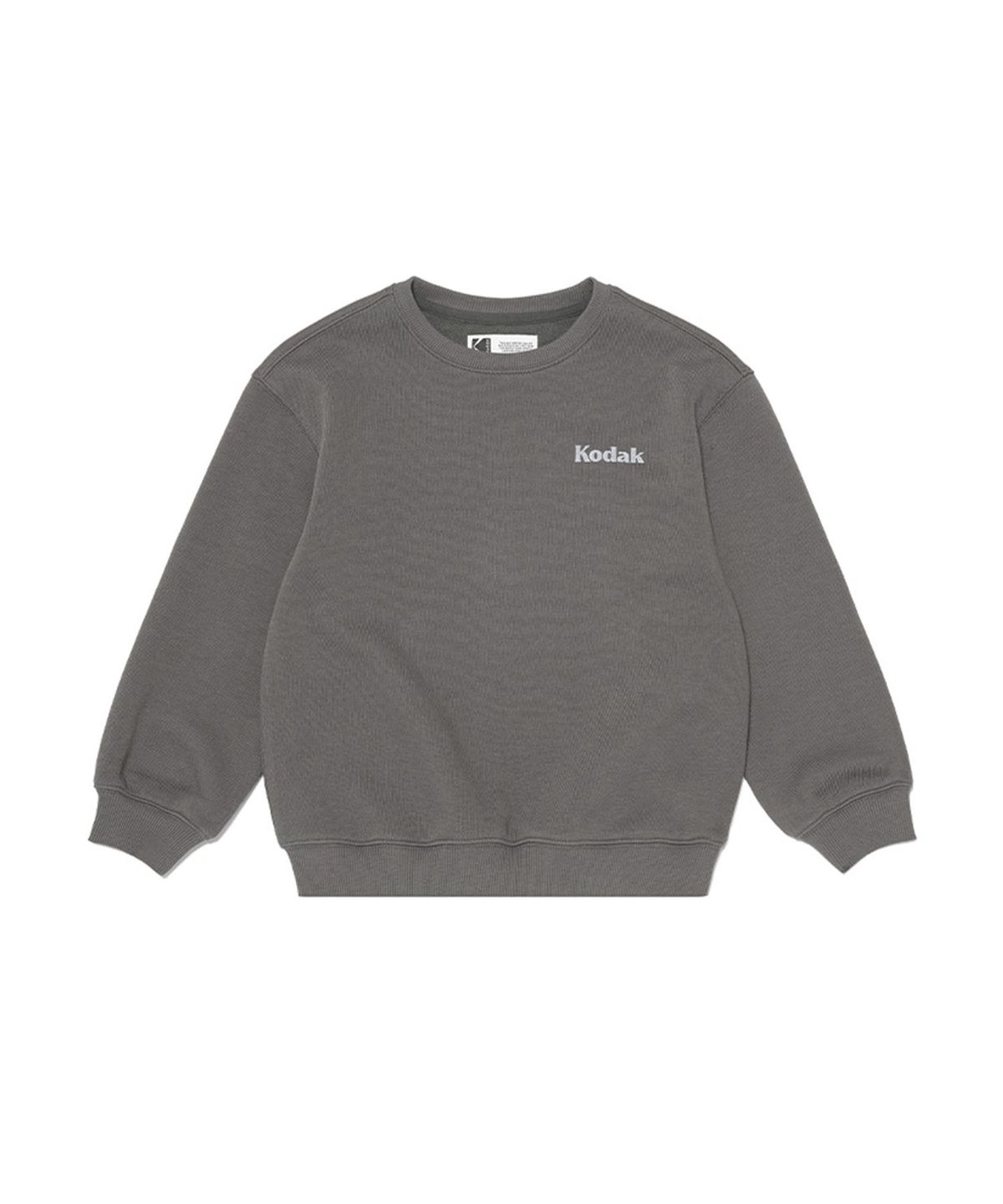 코닥 키즈(KODAK KIDS) 씨너리 그래픽 맨투맨 키즈 CHARCOAL