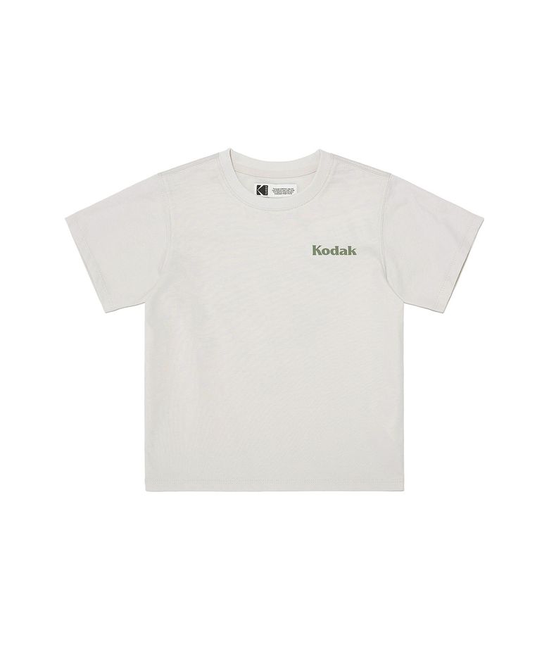 씨너리 그래픽 반팔티셔츠 키즈 LIGHT GREY