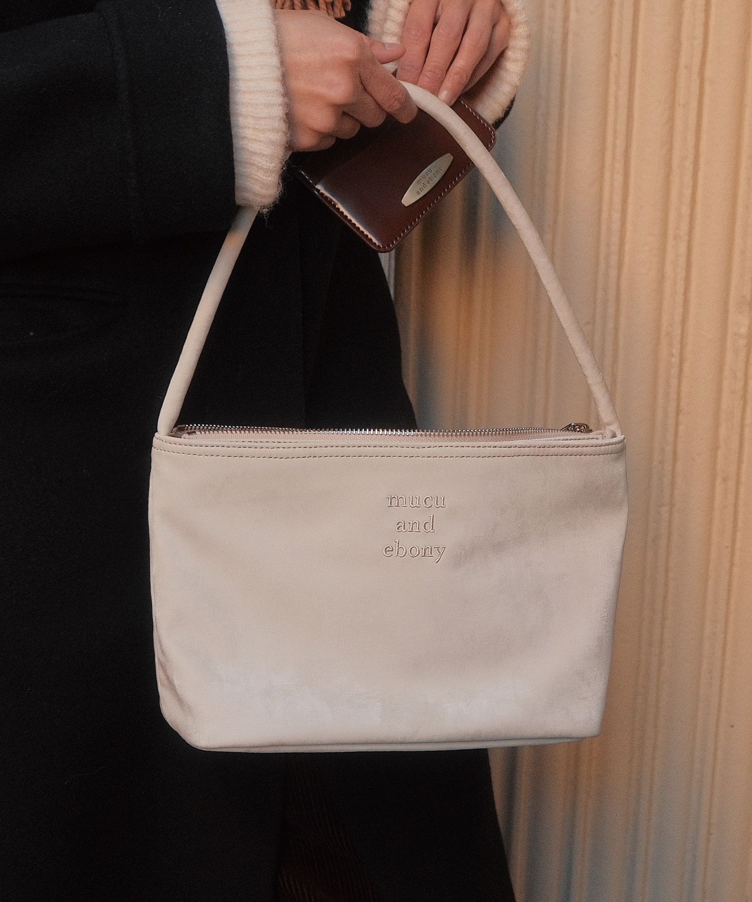 ★mucu and ebony★ Near Flat Bag _ Mucu Grey MUSINSA | MUCU AND EBONY Near Flat Bag Near Flat Bag Muku Gray