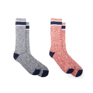 줄무늬 래그울 장목양말