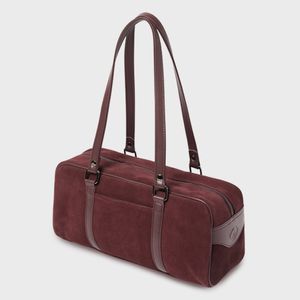 BostonBag Suede (보스턴백 스웨이드) - 버건디