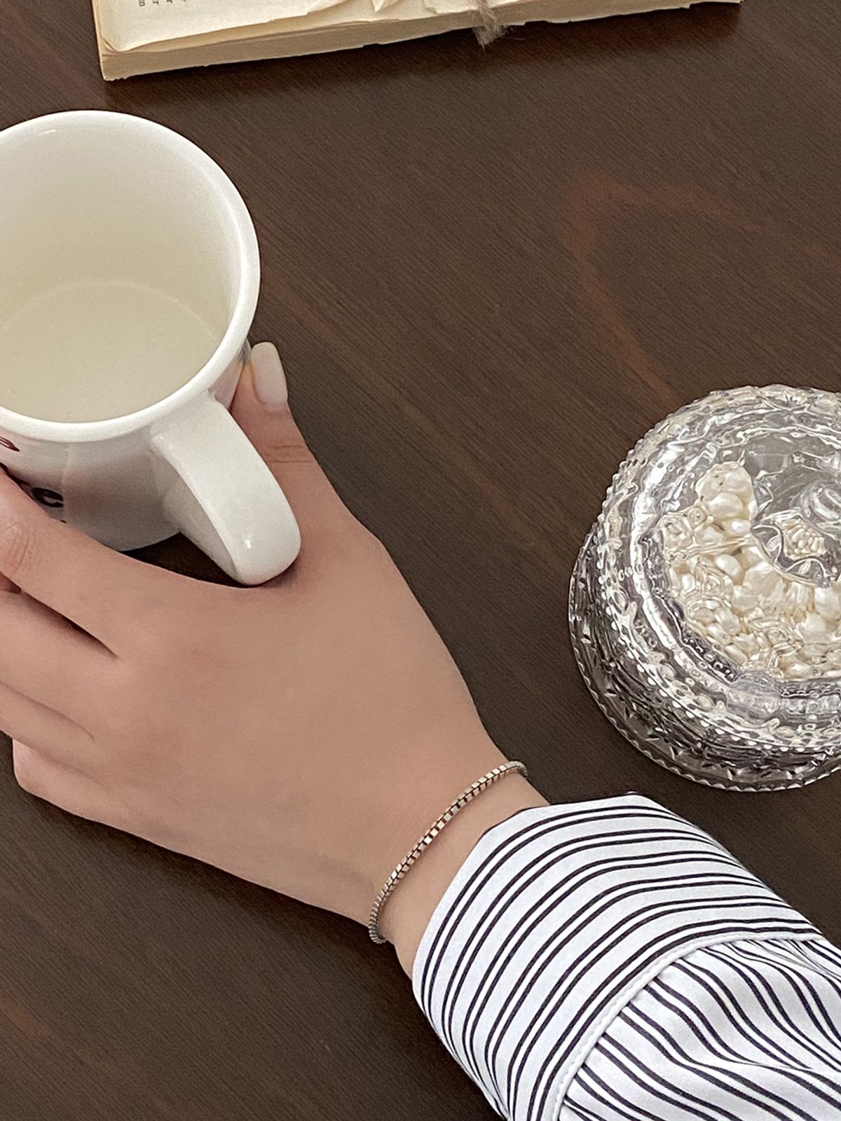 아쿠푸(ACOOPU) [925 silver] oli box chain bracelet & anklet