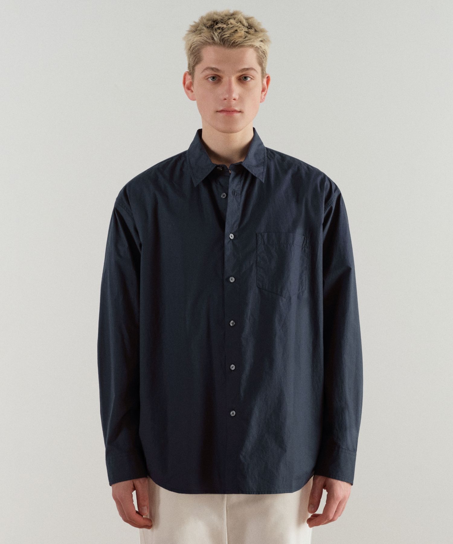 ★MUSINSA STANDARD★ Relaxed Soft Poplin Shirt Socks Blue MM MUSINSA | MUSINSA STANDARD Relaxed Soft Poplin Shirt [Socks