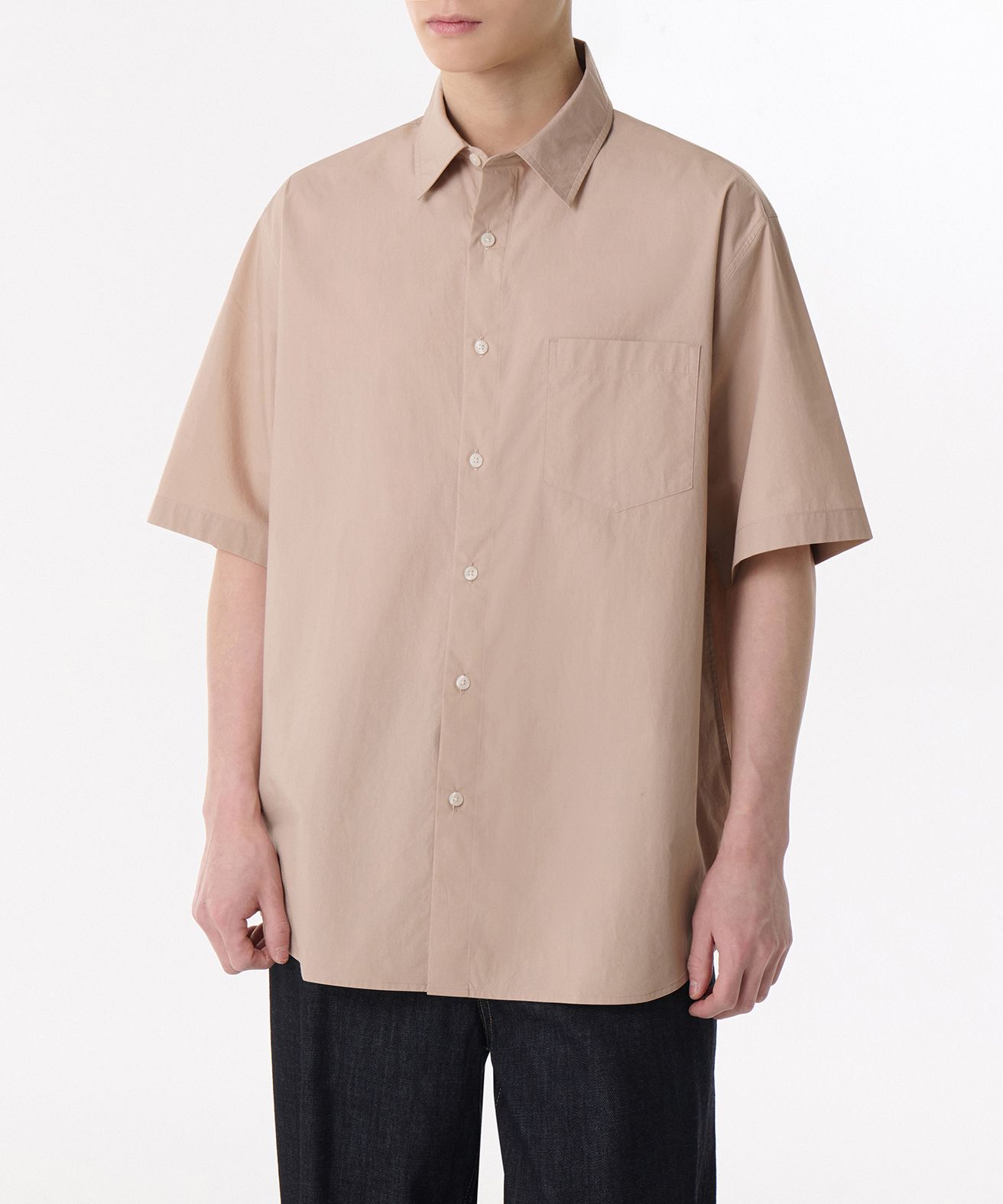 ★MUSINSA STANDARD★ Relaxed Soft Poplin Shirt Desert Pink M MUSINSA | MUSINSA STANDARD Relaxed Soft Poplin Short Sleeve