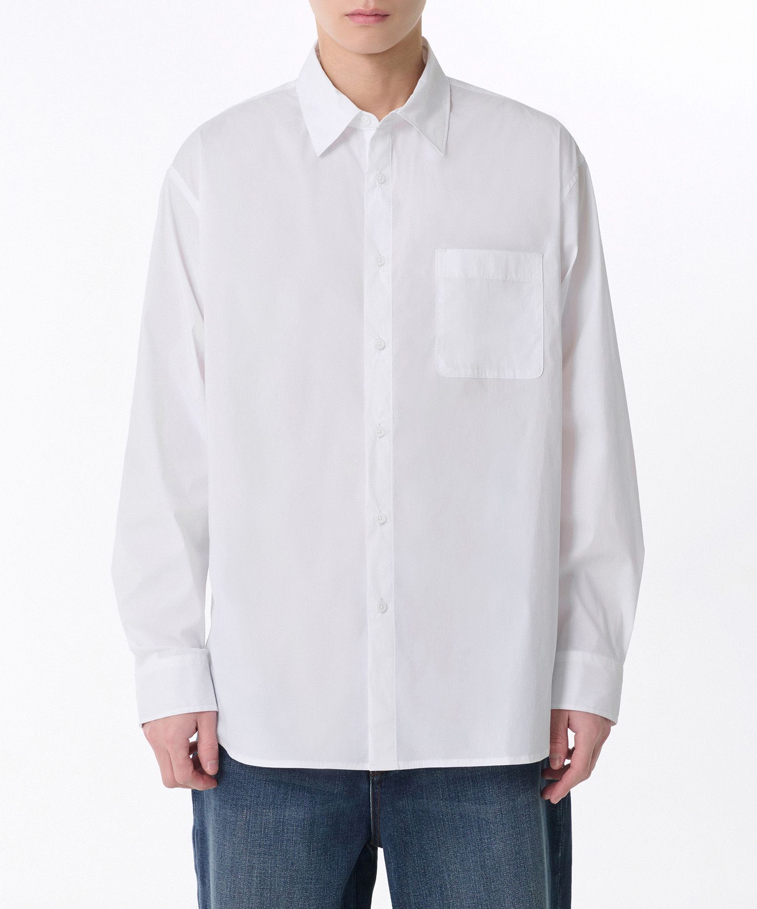 ★MUSINSA STANDARD★ Cool Standard Relaxed Nylon Shirt Light MUSINSA | COSTUME O'CLOCK Linen Overfit Long Sleeve Shirt 5