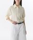 우먼즈 링클프리 셔츠 [에크루]