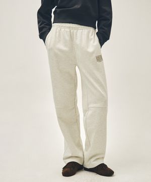 CLASSIC LOGO SWEAT PANTS oatmeal