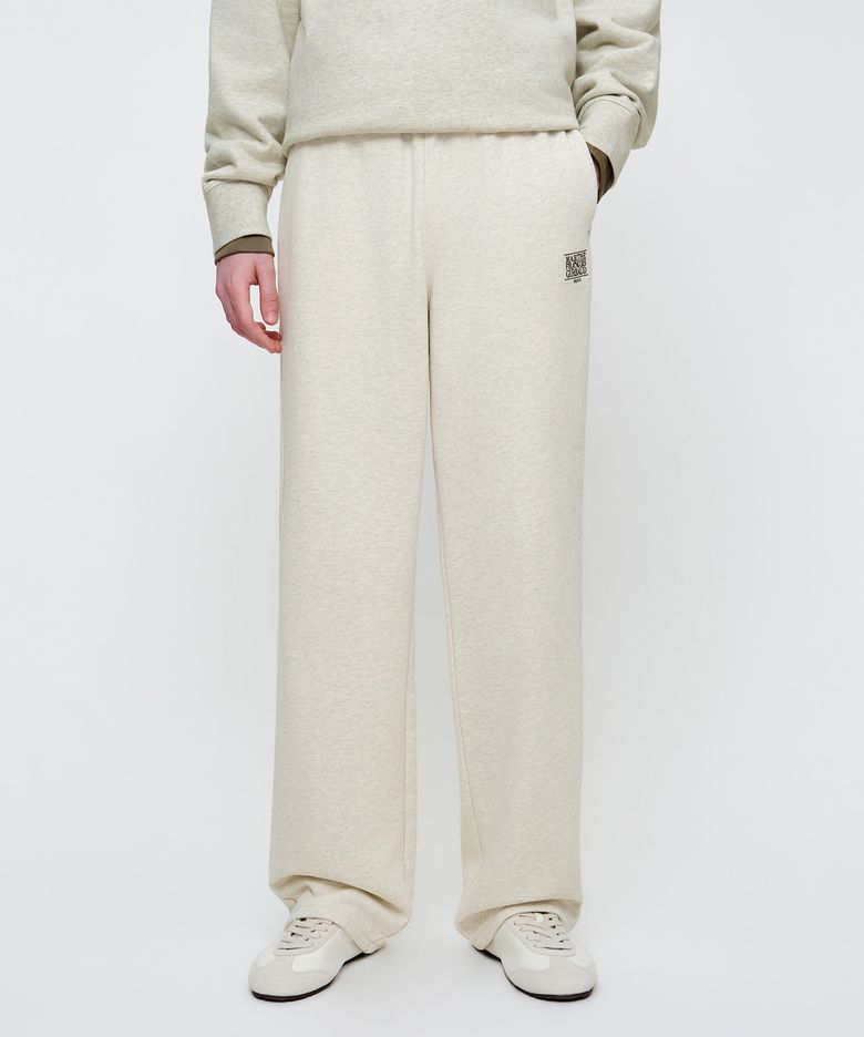 CLASSIC LOGO SWEAT PANTS oatmeal