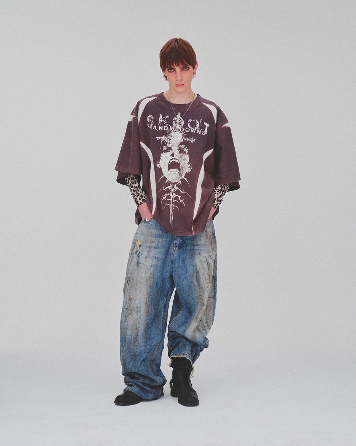 스쿠읏 핸드미다운즈(SKOOT HANDMEDOWNS) Noise T-shirt