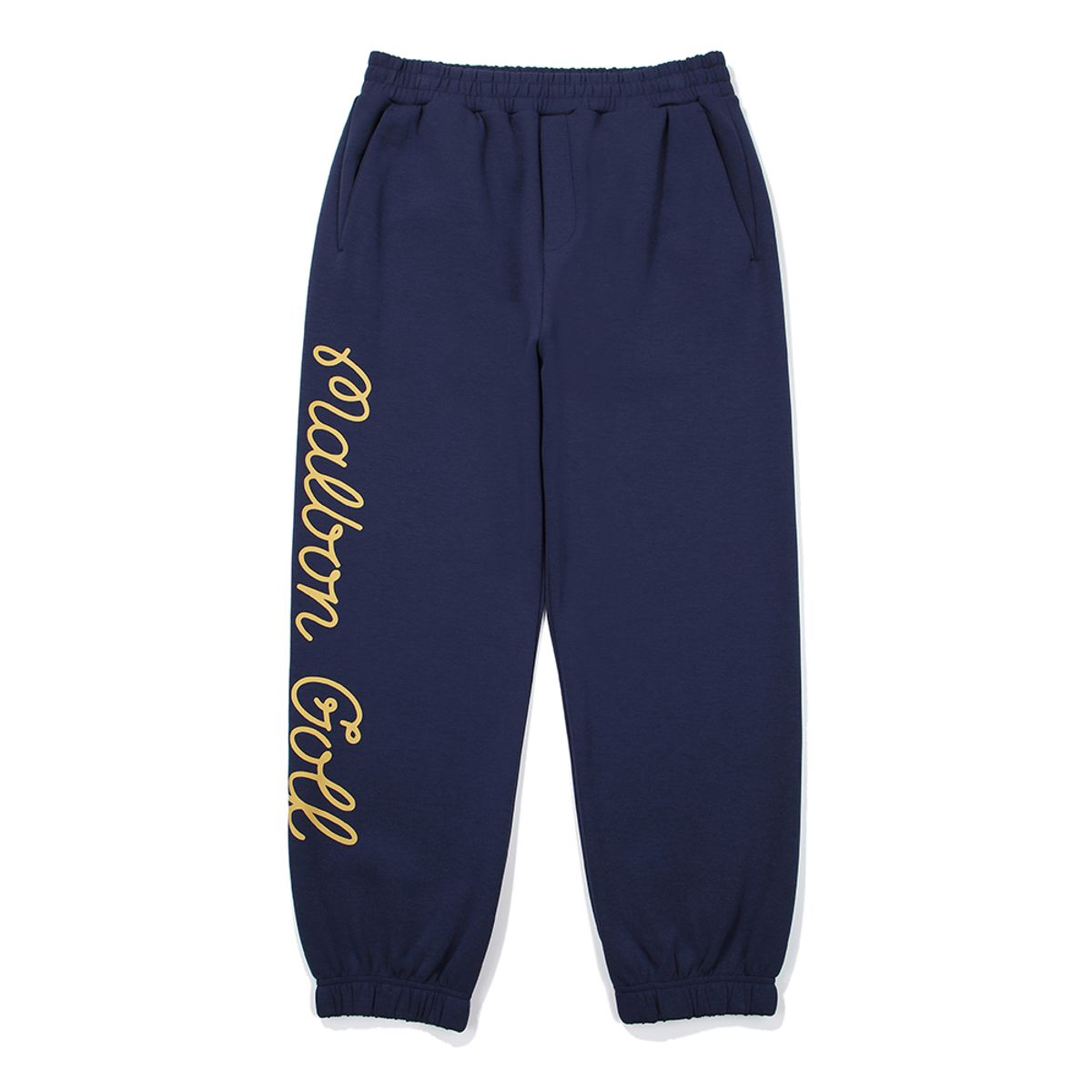 말본 골프(MALBON GOLF) 트레블 스크립트 스웻팬츠 NAVY (MAN)