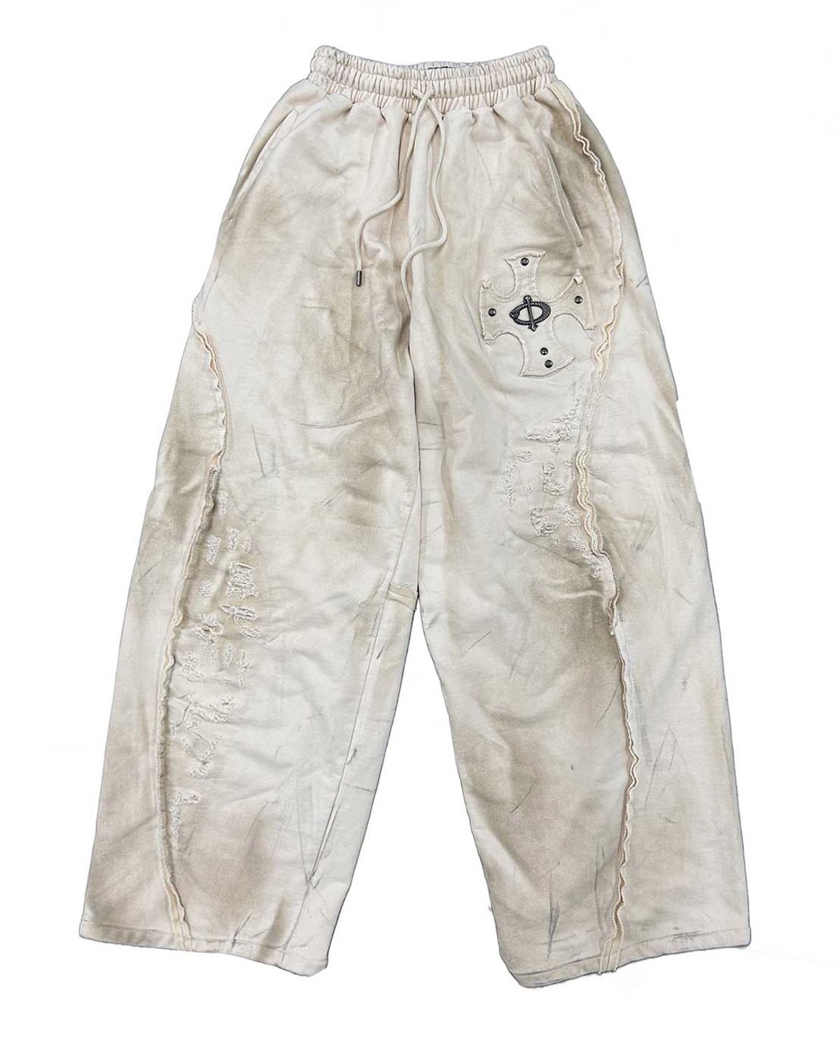 스쿠읏 핸드미다운즈(SKOOT HANDMEDOWNS) Shredded Dirty Sweatpants
