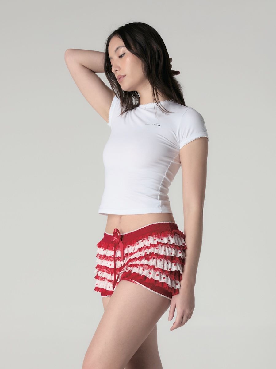 ★GLOWNY★ COMFY AND SENSUAL TEE WHITE GY25LWTS001WH MUSINSA | GLOWNY COMFY AND SENSUAL TEE (WHITE)