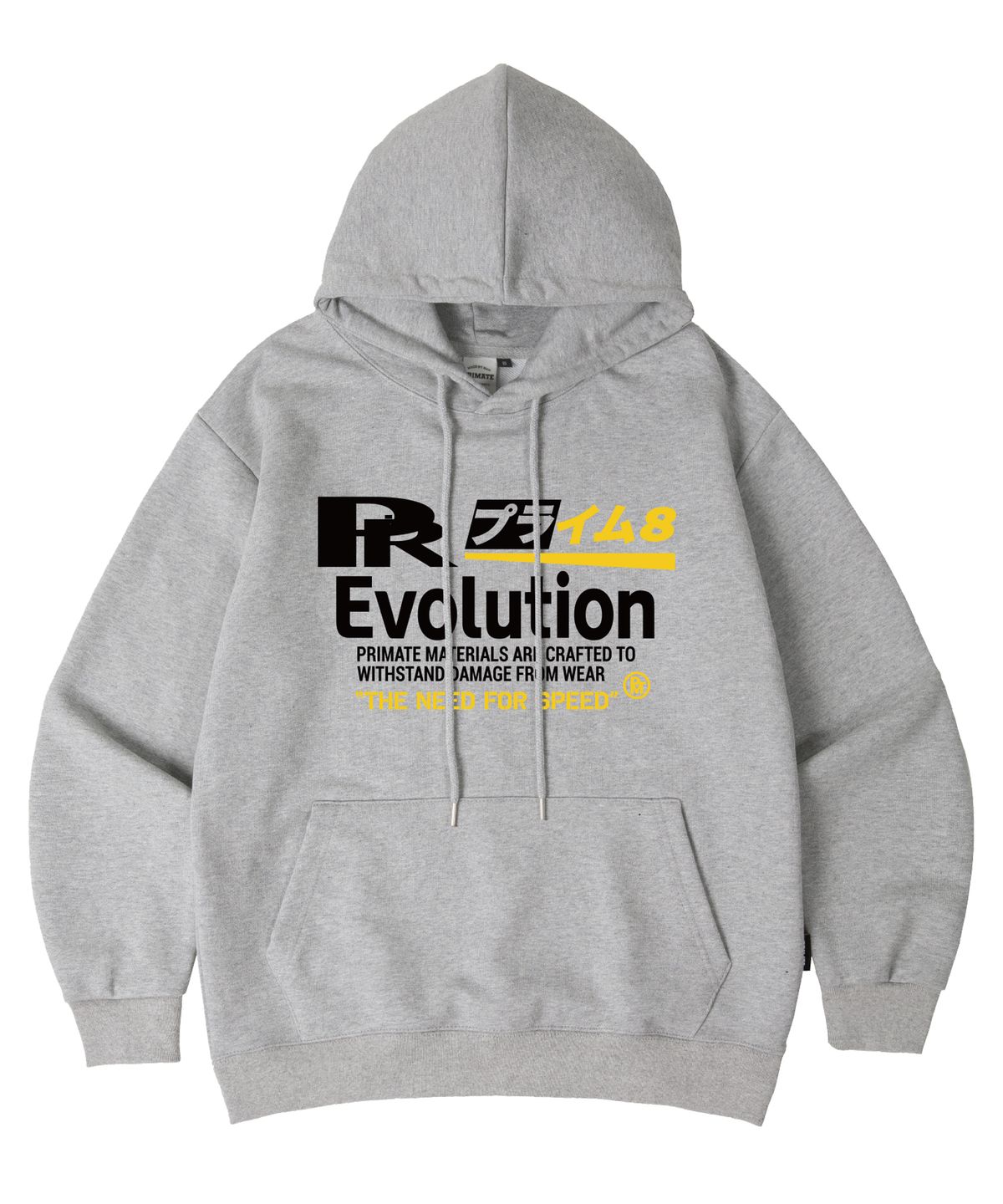 프라임에이트(PRIMATE) [기모/NO기모] EVOLUTION 오버핏 후드 티셔츠 9 COLORS