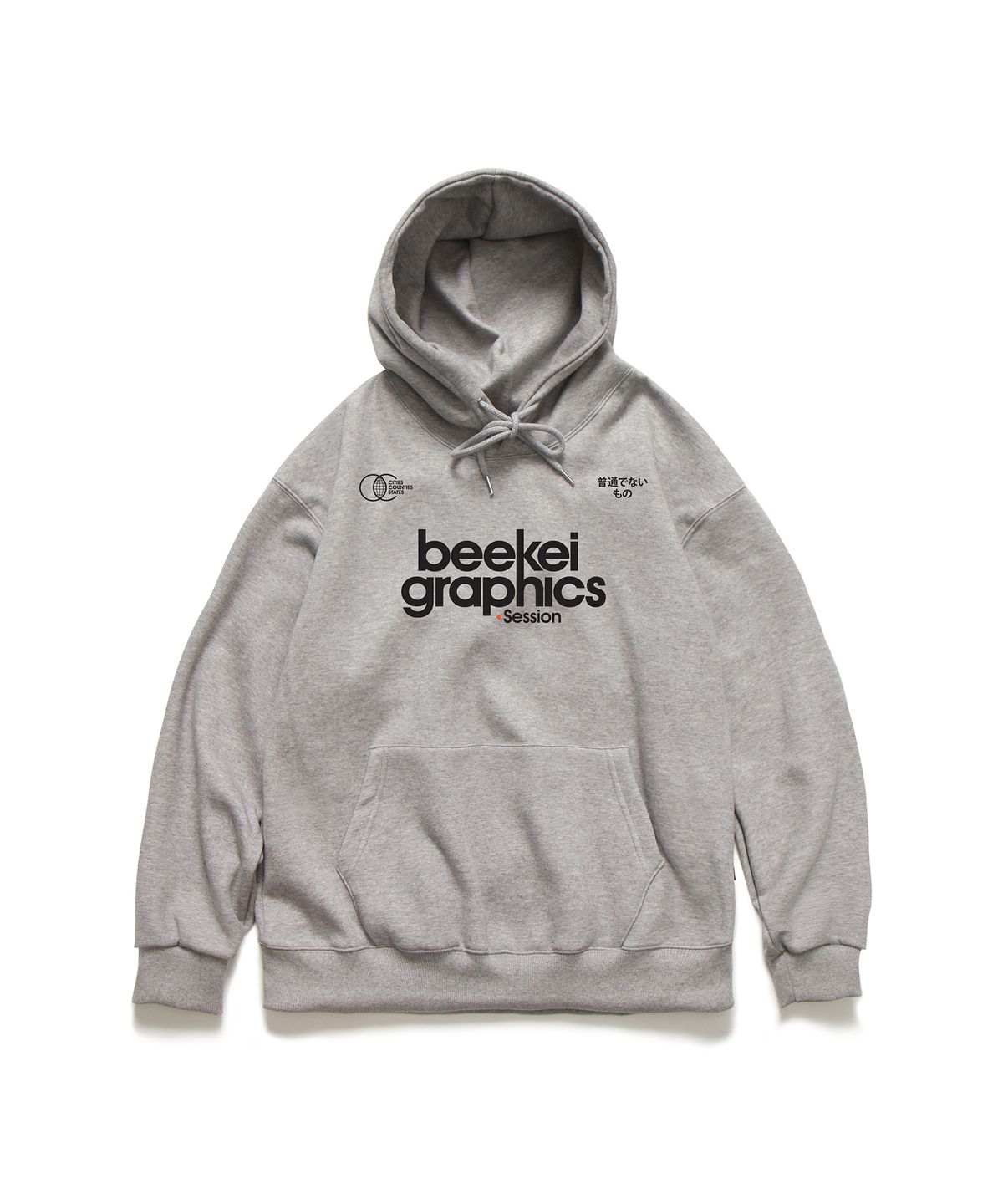 앱놀머씽(ABNORMALTHING) BG 세션 후드 그레이 (BG SESSION HOOD GREY)