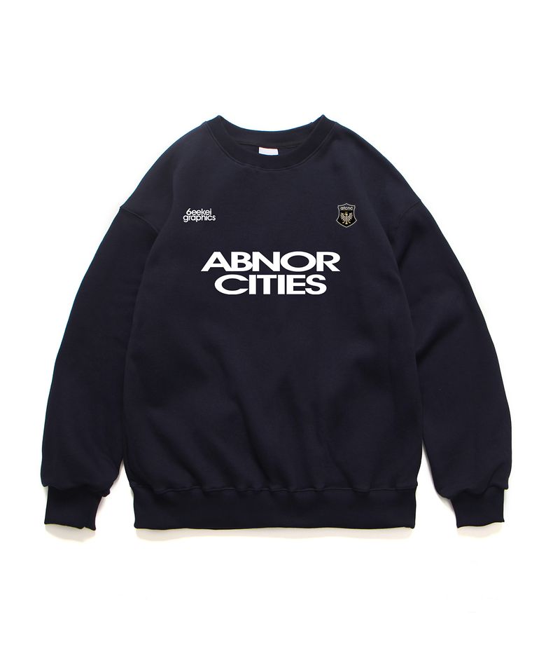 앱놀시티즈 크루넥 네이비 (ABNORCITIES CREWNECK NAVY)
