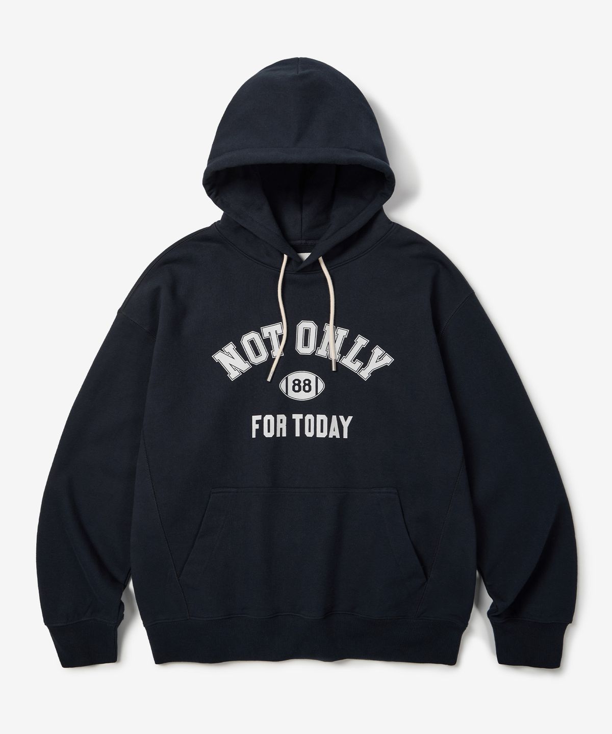 낫온리포투데이(NOT ONLY FOR TODAY) 넘버볼 후드티 [네이비]