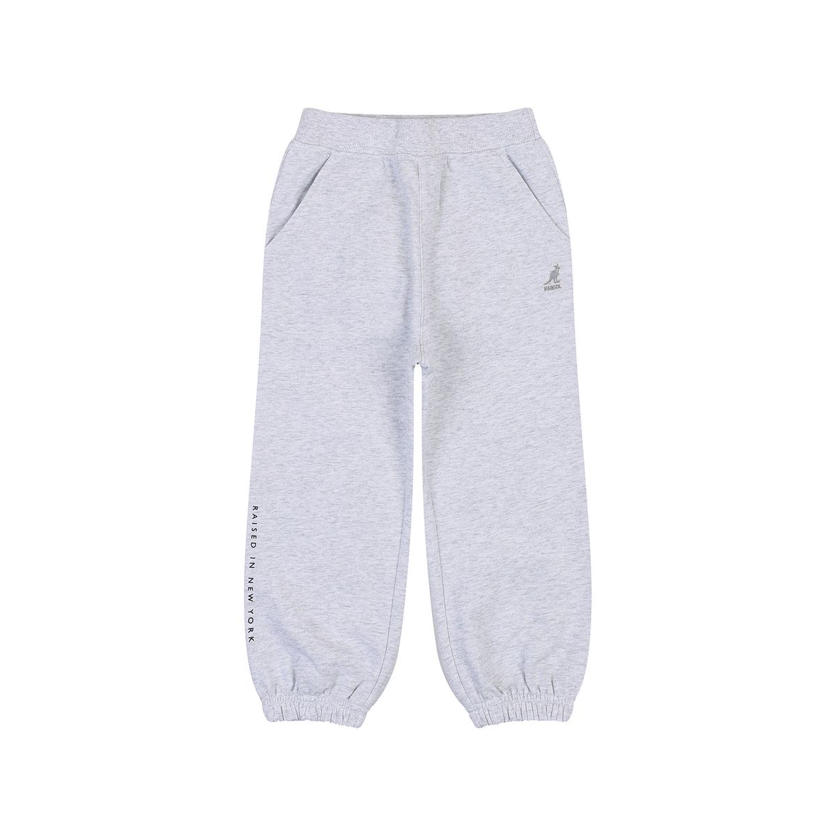 캉골키즈(KANGOL KIDS) 조거 저지 팬츠 RA 0201 멜란지 그레이