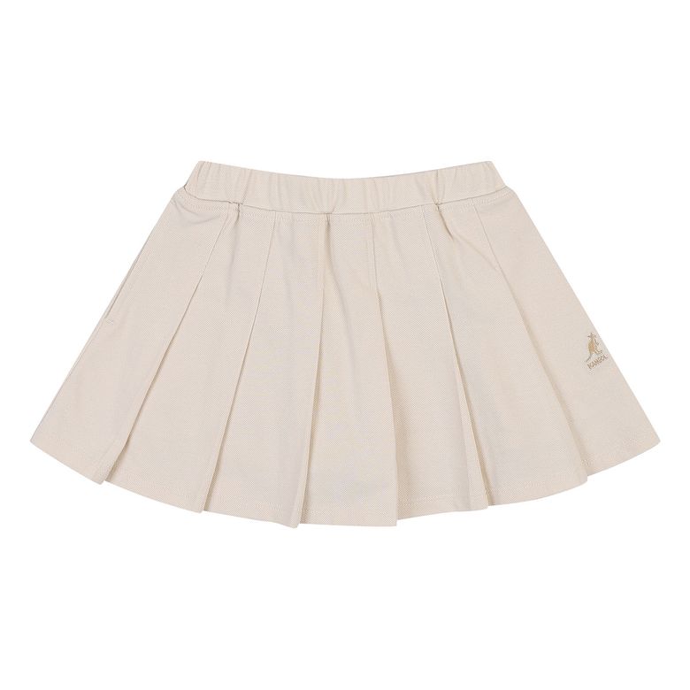 피케 플리츠 스커트 RA 2104 아이보리
