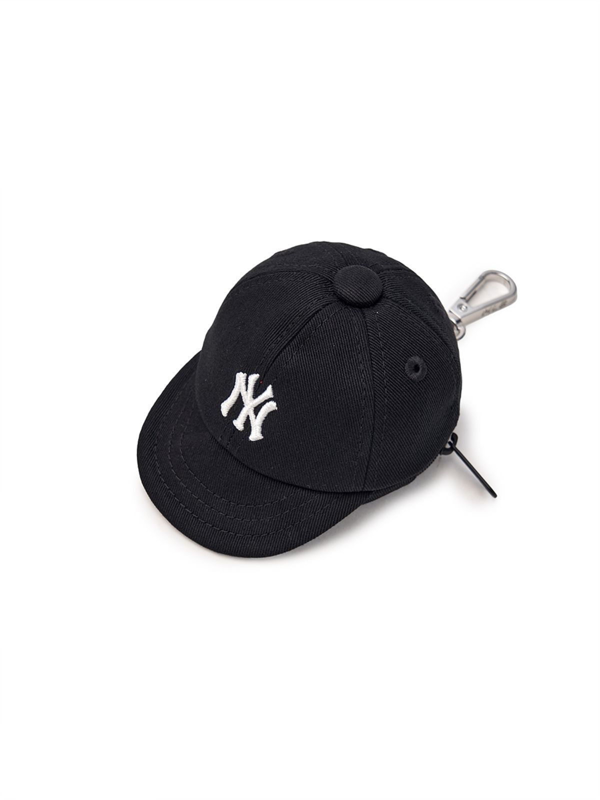 엠엘비(MLB) 베이직 볼캡 파우치 키링 NY (Black)