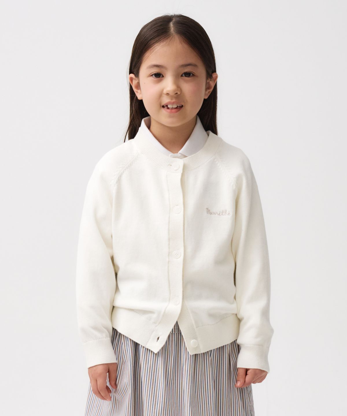 마리떼 키즈(MARITHÉ KIDS) KIDS KNIT CARDIGAN ivory