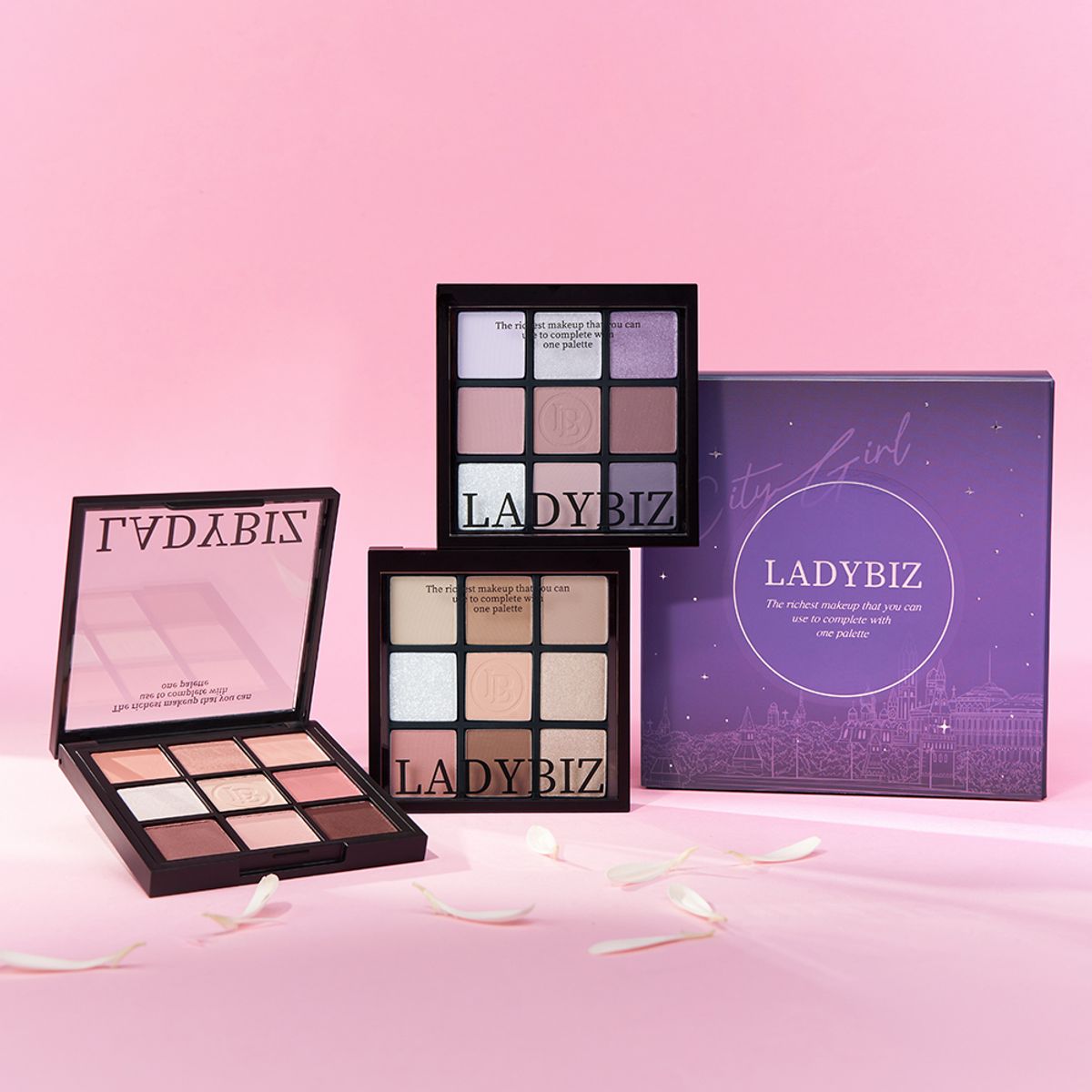 레이디비즈(LADYBIZ) 시티걸 무드 아이섀도우 팔레트