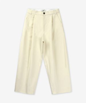 소르테 딥 플리츠 볼륨 팬츠 - 크림 / SORTESNM1248CREAM