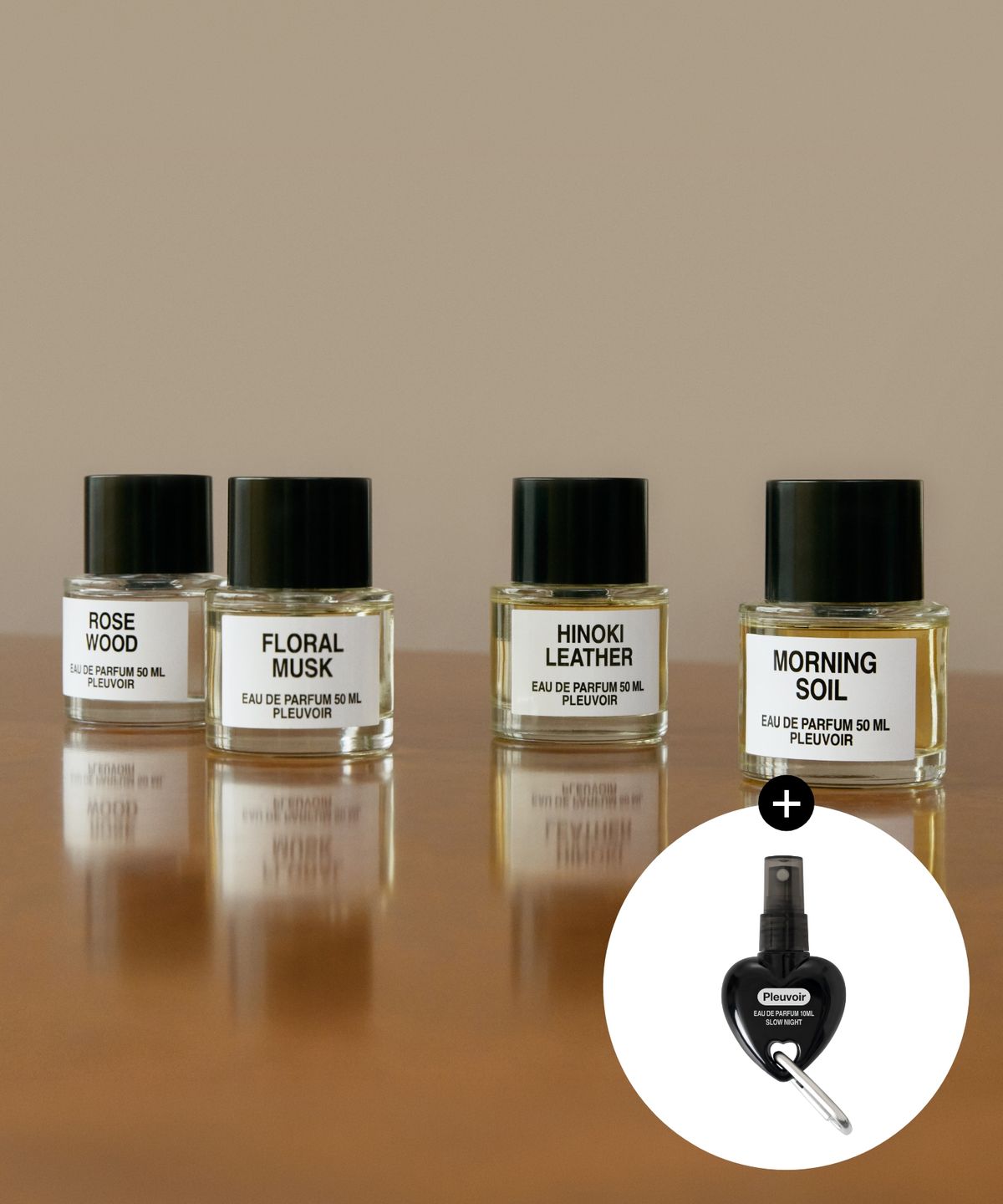 플르부아(PLEUVOIR) [하트키링 퍼퓸 10mL 증정] 오 드 퍼퓸 50mL (4종 중 택1)
